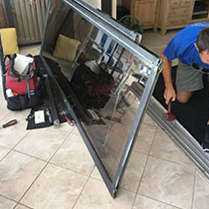 sliding glass door frame repair Rancho Santa Margarita